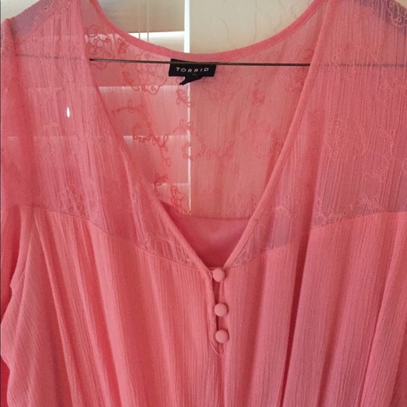 Torrid coral dress - Picture 4 of 8